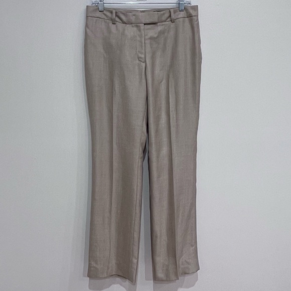 Brooks Brothers Pants - Brooks Brothers NWT Women’s Lucia Fit Wool, Linen, and Silk Beige Dress Pants, 6